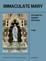 Immaculate Mary Eb Solo Acc  cover Thumbnail